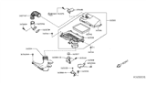 Diagram for Infiniti QX50 Air Duct - 16554-5NA3B