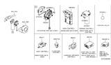 Diagram for Infiniti QX55 Clock Spring - 25554-5NA1A