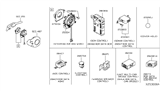 Diagram for Infiniti QX50 Clock Spring - 25554-5NA1A