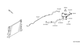 Diagram for 2020 Infiniti QX50 Radiator Hose - 21741-5NA0A