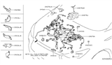 Diagram for Infiniti QX50 Battery Terminal - 24340-5NA0A