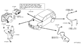 Diagram for 2020 Infiniti QX50 Speed Sensor - 47910-5NA0C