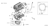 Diagram for 2020 Infiniti QX50 Crankshaft Seal - 12279-3VA0A