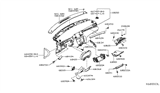 Diagram for 2019 Infiniti QX50 Glove Box - 68500-5NA1C