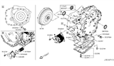 Diagram for Infiniti QX50 Transmission Pan - 31390-28X0C