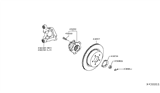 Diagram for Infiniti Brake Disc - 43206-5NA0A