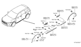 Diagram for Infiniti QX50 Door Moldings - 80870-5NA0A