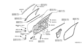 Diagram for 2019 Infiniti QX50 Door Seal - 80830-5NA0A