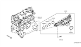 Diagram for 2020 Infiniti QX50 Intake Manifold Gasket - 14035-5NA0A