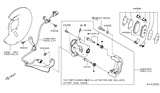 Diagram for Infiniti Wheel Cylinder Repair Kit - D4120-5NA0A