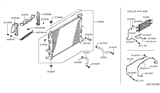 Diagram for Infiniti Radiator - 21460-5NA0A