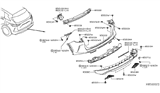 Diagram for 2021 Infiniti QX50 Bumper - HEMB2-5NA0J