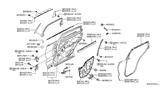 Diagram for Infiniti Door Hinge - 82401-2V70A