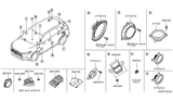 Diagram for 2024 Infiniti QX55 Car Speakers - 28157-1ZR0A