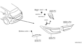 Diagram for 2019 Infiniti QX50 Tail Light - 26555-5NA0A