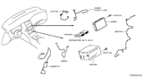 Diagram for 2020 Infiniti QX50 Antenna - 25975-5NA0A