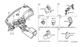 Diagram for 2015 Infiniti QX60 Body Control Module - 284B1-3JA1A