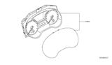 Diagram for Infiniti JX35 Instrument Cluster - 24810-3JA0B