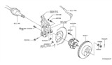 Diagram for Infiniti QX60 Wheel Hub - 40202-3JA1A