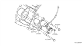 Diagram for Infiniti JX35 Starter Motor - 23300-JA12A