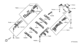 Diagram for Infiniti JX35 Exhaust Hanger - G4374-3JAMA