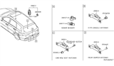 Diagram for 2020 Infiniti QX60 Car Key - 285E3-9NR4A