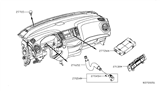 Diagram for 2015 Infiniti QX60 Climate Control Module - 27760-9PB0A