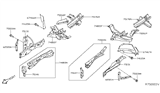 Diagram for 2016 Infiniti QX60 Radiator Support - F2521-9NBMA