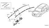 Diagram for Infiniti QX60 Wiper Blade - 28890-3JA1A