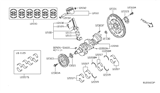 Diagram for Infiniti JX35 Crankshaft - 12200-JA10B