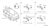 Diagram for 2013 Infiniti JX35 Car Key - 285E3-3JA5A