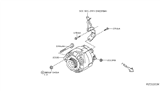 Diagram for 2016 Infiniti QX60 Alternator - 23100-3JA1A