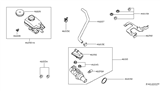 Diagram for Infiniti Brake Master Cylinder - 46010-3JA0C