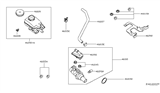 Diagram for 2014 Infiniti QX60 Brake Fluid Level Sensor - 46048-EA000