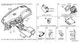 Diagram for Infiniti Steering Angle Sensor - 47945-3TA1A