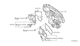 Diagram for Infiniti QX60 Timing Cover - 13040-JA13A