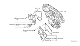 Diagram for Infiniti QX60 Timing Cover - 13040-JA12A