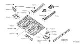 Diagram for Infiniti QX60 Floor Pan - 74312-3JA0A