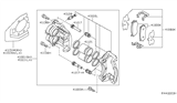 Diagram for Infiniti Brake Caliper Piston - 41121-3JA0A