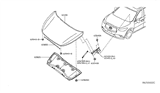 Diagram for Infiniti Lift Support - 65471-3JA0A