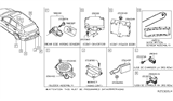 Diagram for Infiniti JX35 Air Bag Sensor - 98830-3JA9A