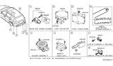 Diagram for Infiniti QX60 Body Control Module - 284E7-9NB0B