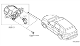 Diagram for 2013 Infiniti JX35 Fog Light - 26155-9B91C