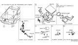 Diagram for Infiniti JX35 Air Bag Sensor - 98581-3JA8A