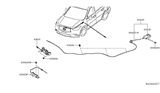 Diagram for Infiniti QX60 Hood Latch - 65601-3JA1A