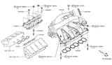 Diagram for 2015 Infiniti QX60 Intake Manifold - 14010-JA10D