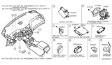 Diagram for Infiniti QX60 Air Bag Sensor - 98820-9NG9A