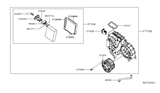 Diagram for 2019 Infiniti QX60 A/C Expansion Valve - 92200-3KA0A