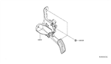 Diagram for Infiniti Accelerator Cable - 18002-3JA3B