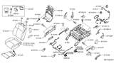 Diagram for Infiniti QX60 Seat Heater - 87335-3JA4A